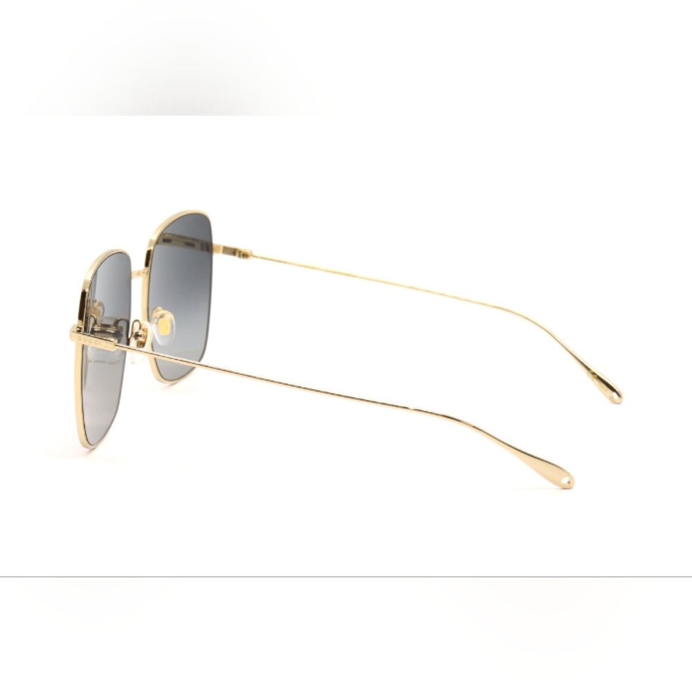 NEW GUCCI GOLD FRAME WOMEN'S SUNGLASSES GG1031S 001 GREY WOMEN'S GUCCI EYEWEAR - Picture 6 of 8